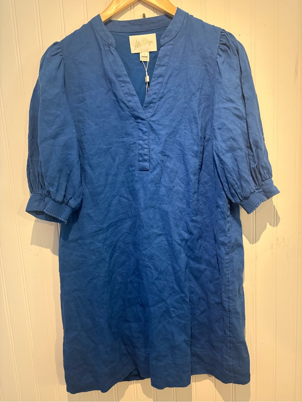Lilly Pulitzer Royal Blue V-Neck Tunic shift dress